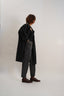 Solid black raincoat
