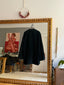 Dark navy Velvet Peacoat