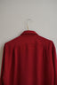 Bordeaux silk shirt