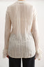 Frill Silk Blouse | S-L