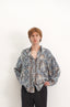 Blue Paisley Silk Shirt | S-L