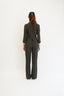 Green Summer Linen Suit | M