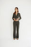 Green Summer Linen Suit | M