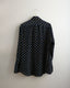 Night-blue shirt matte silk